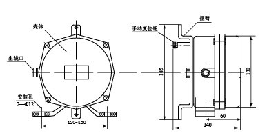 耐用型LPS-H-C-A胶带输送装置双向拉绳开关_拉绳开关拉绳紧急闭锁开关供应商