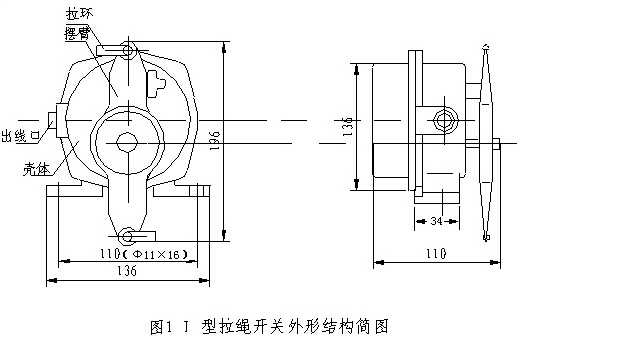 现货QZLS-I,QZLS-II双向拉绳开关_拉绳开关双向平衡拉绳开关价格