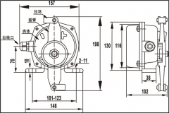 耐腐蚀双向拉绳开关HFKLT2-I、HFKLT2-II工厂直营 耐腐蚀双向拉绳开关HFKLT2-I、HFKLT2-II工厂直营